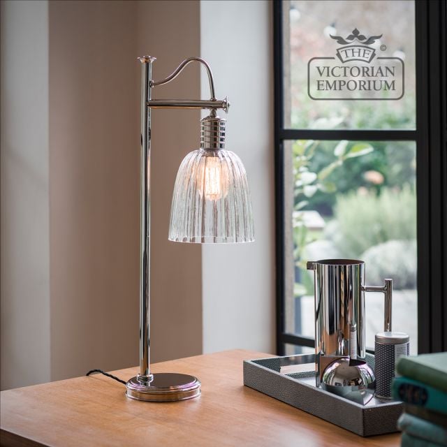 Lamp Light Interior Desk Table Insitu Douille Polished Nickel 102