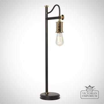 Douille Table Lamp in Black/Polished Brass