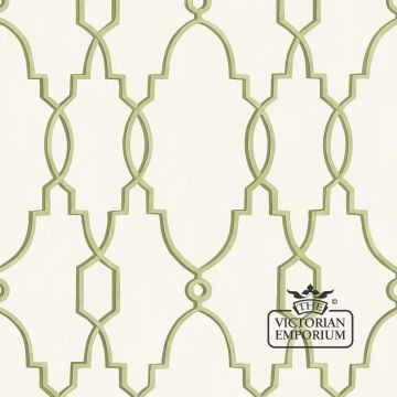 Parterre border wallpaper in choice of six colours