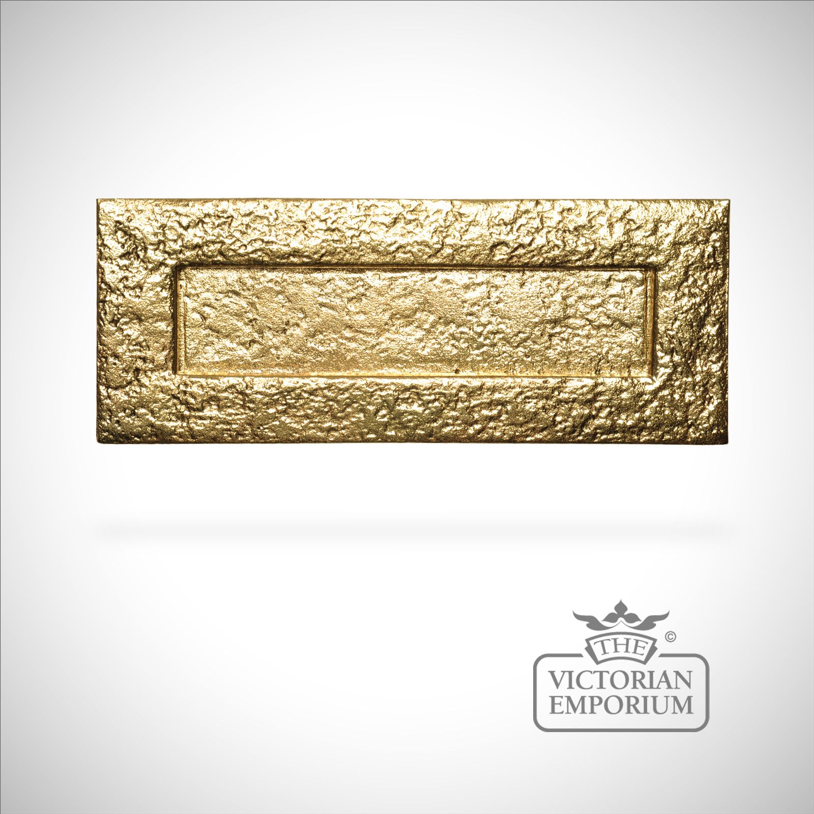 Cast brass plain letterbox Letterplates
