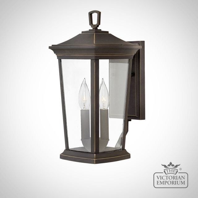 Bromleys medium wall lantern in Bronze