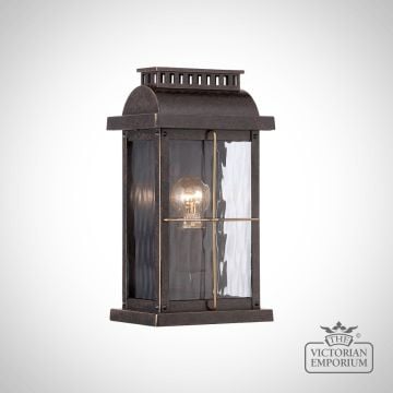 Cortlands small wall lantern in Imperial bronze