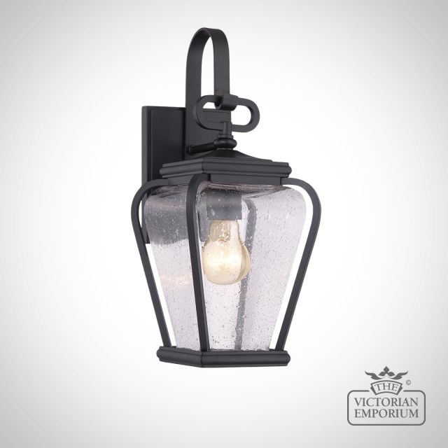 Province small wall lantern in Black