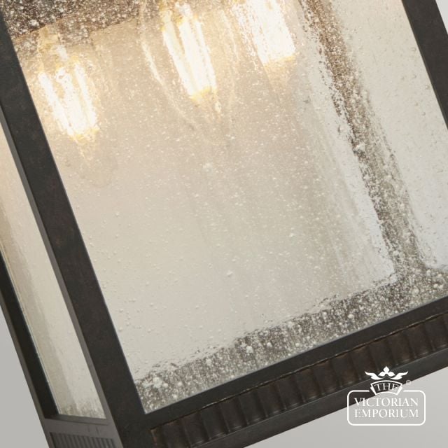 Livingstone Large Wall Lantern In Bronze 3 Light Qz Livingston2 L Detail2