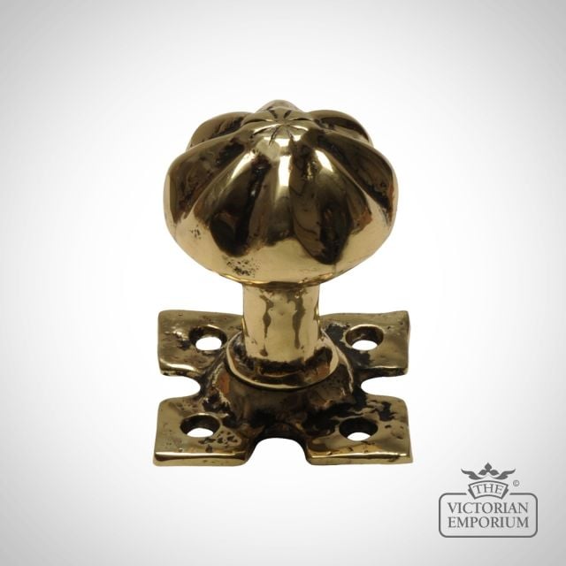 Cast brass mortice knob