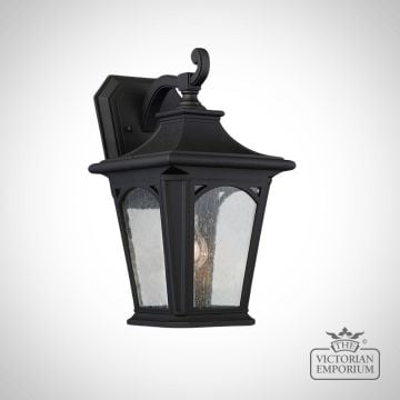 Bedfords small wall lantern in Black