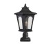 Exterior-garden-post pier-mounted-lamp-light-qzbedford3m