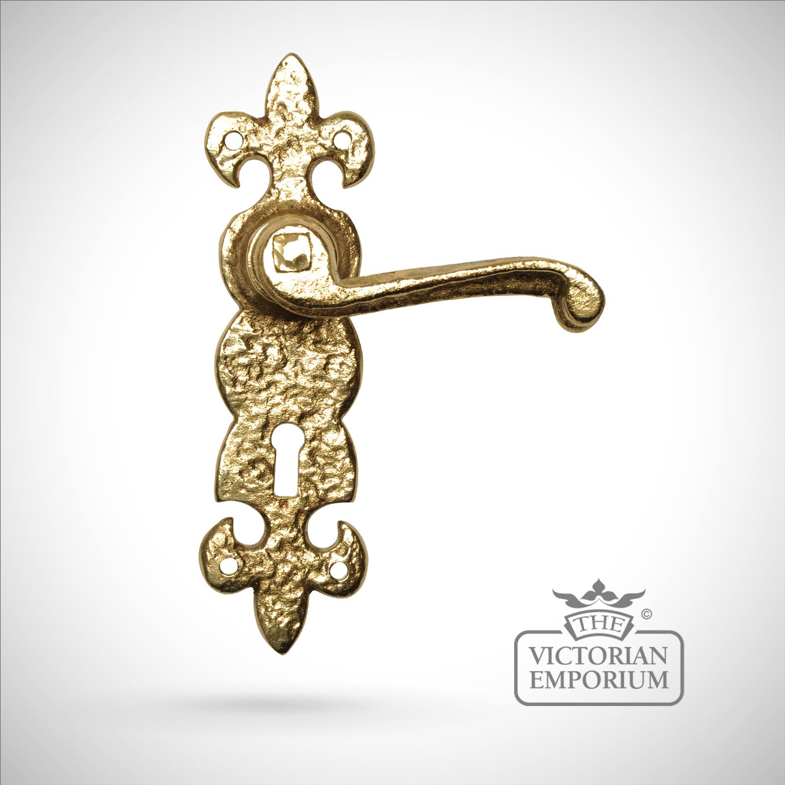 Cast brass decorative handle Door The Victorian Emporium