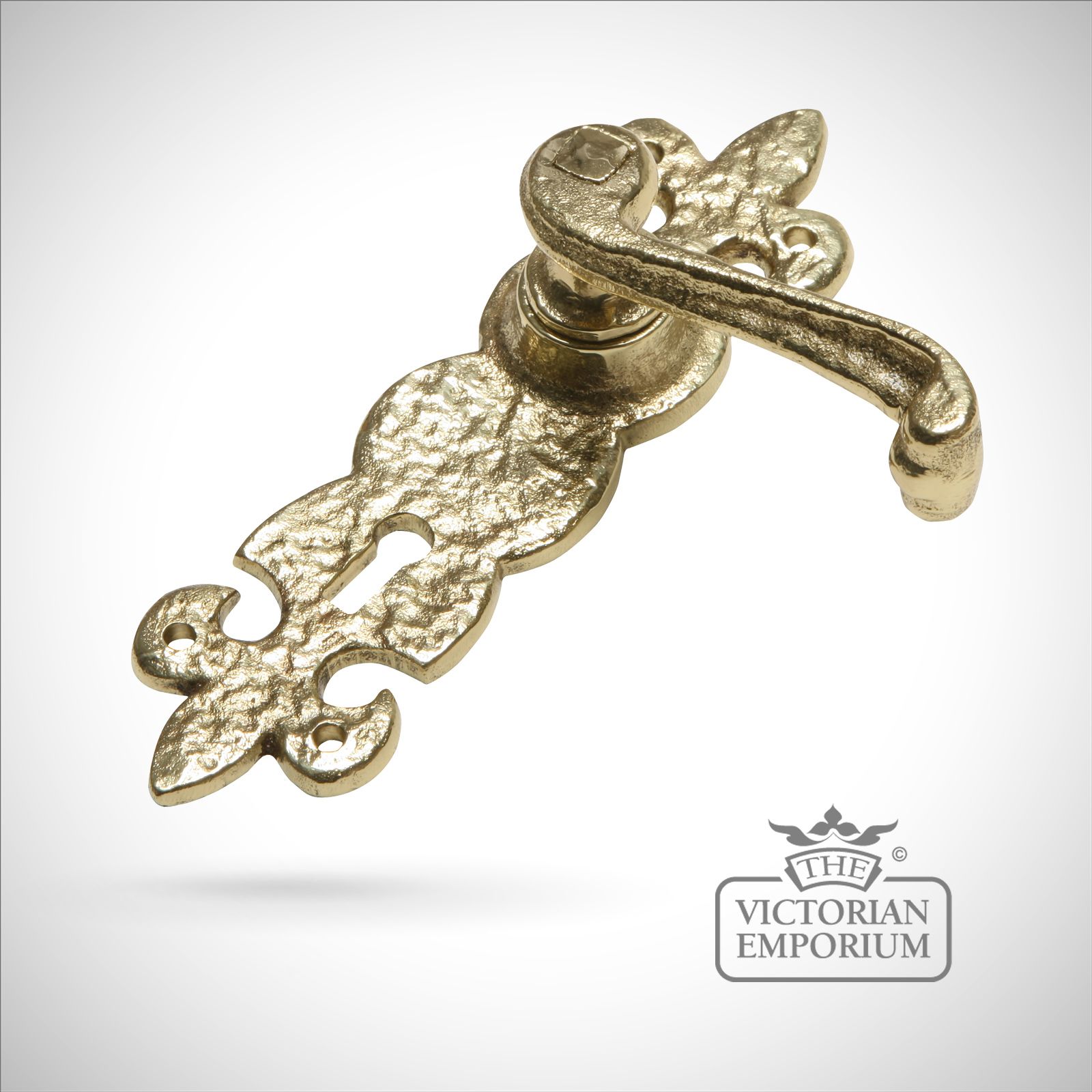 Cast brass decorative handle Handles The Victorian Emporium