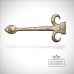 Cast Brass Hinge Old Classical Victorian Decorative Reclaimed Veb798 01