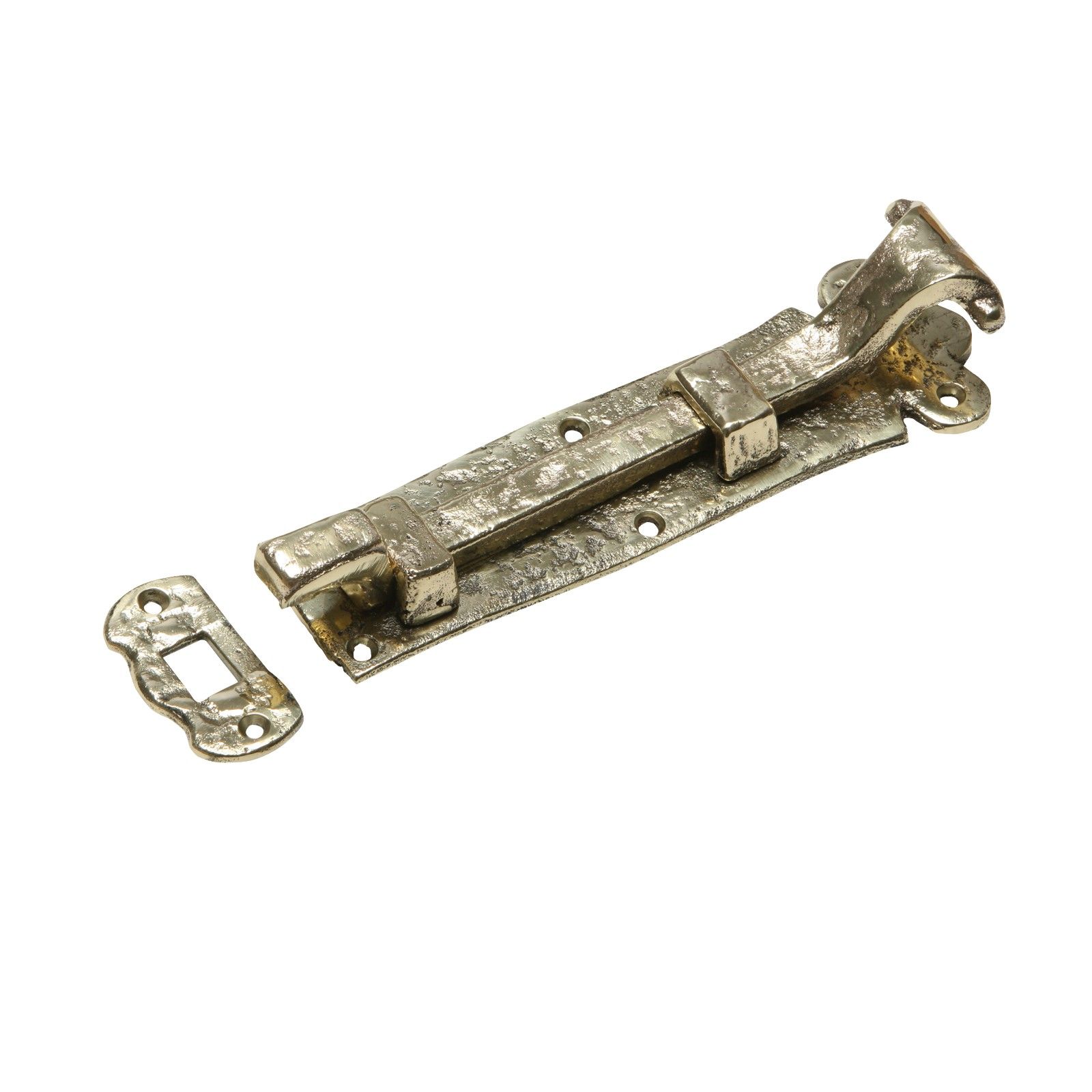 Decorative bolt in cast brass Bolts The Victorian Emporium