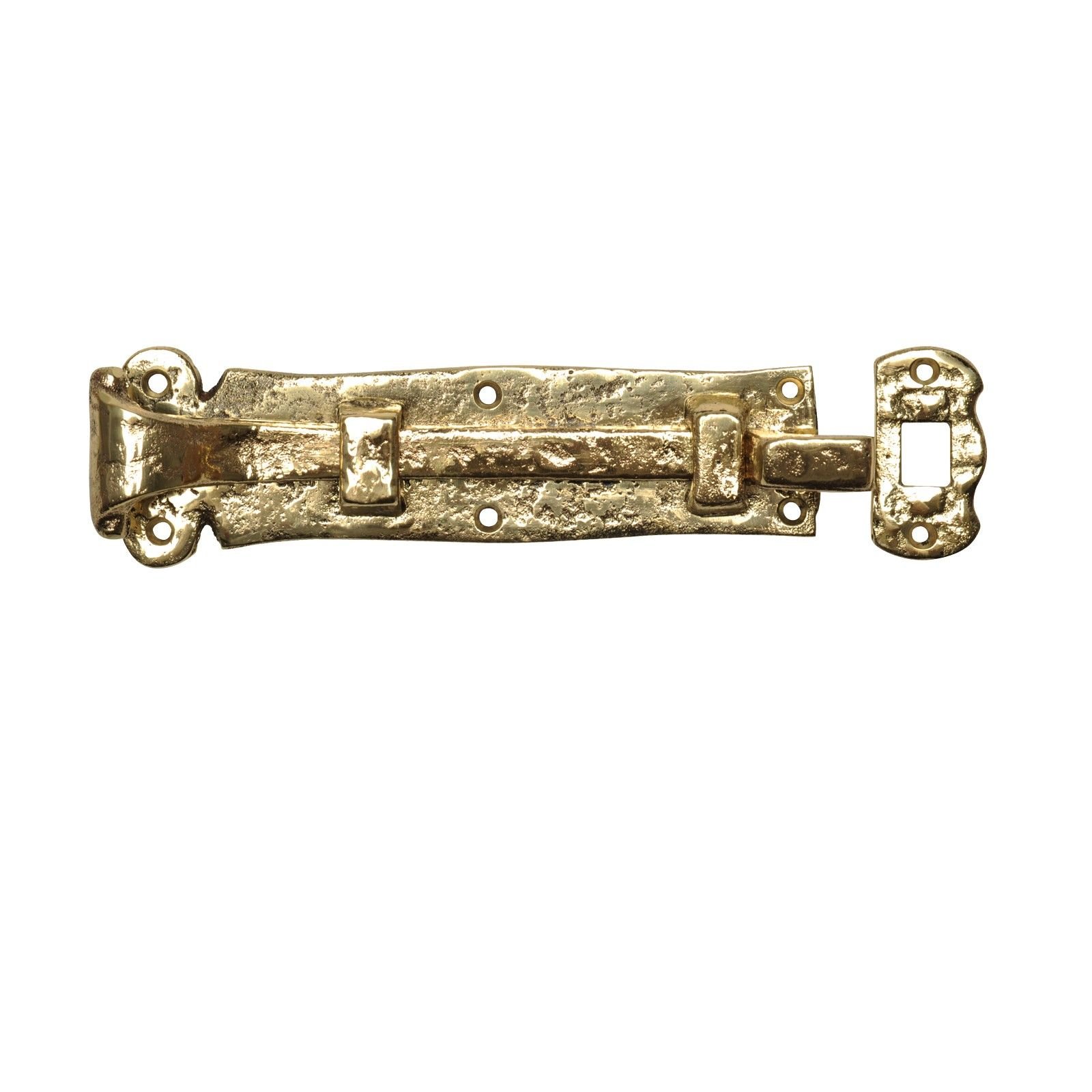 Decorative bolt in cast brass