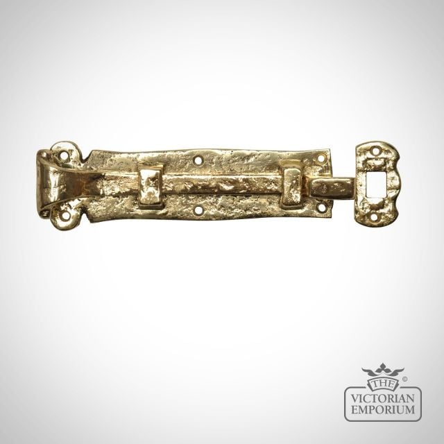 Decorative Door Bolt in Cast Brass