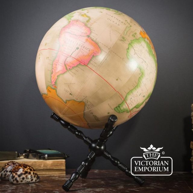 Pink Globe On Cross Stand Da227 1