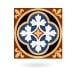 Traditional tiles -encaustic 152mm hand made old classical victorian decorative reclaimed-10