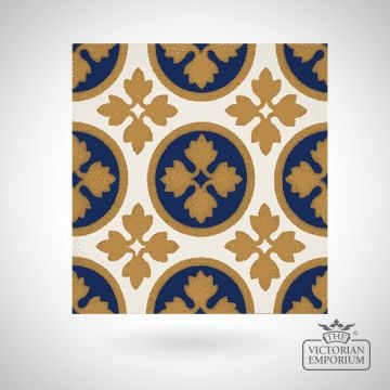 Traditional Tiles  Encaustic 152mm Hand Made Old Classical Victorian Decorative Reclaimed 14