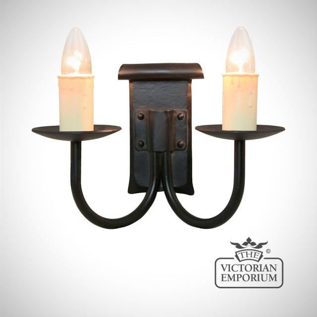 Chaucer 2 light wall sconce