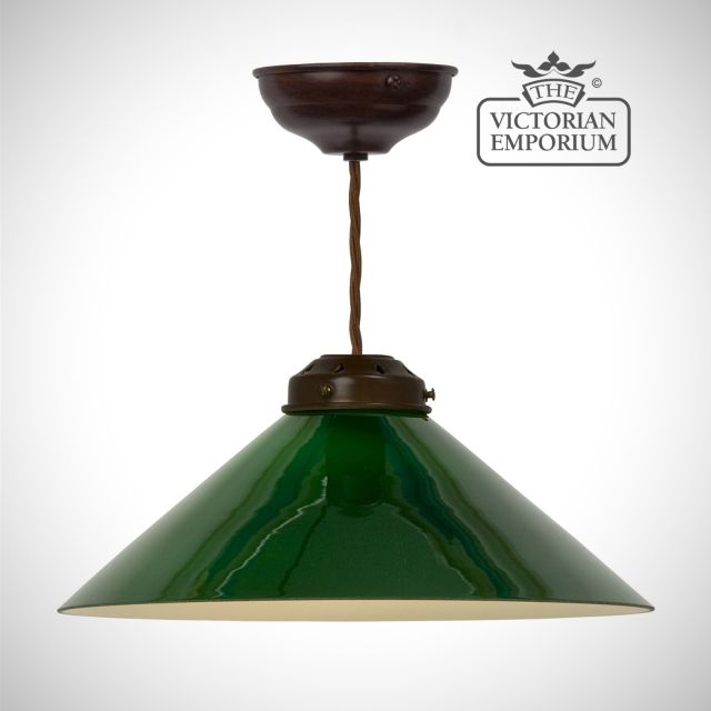 Pendent Ceiling Hanging Bronze Lighting Classic Green42