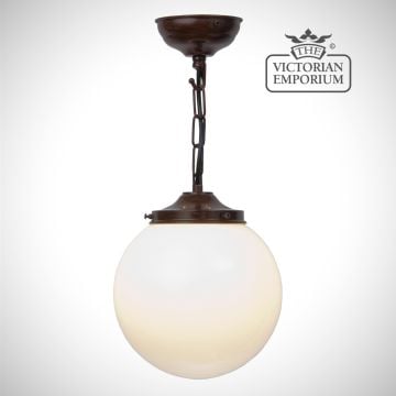Pendent Ceiling Hanging Bronze Globe Lighting Classic Wfo43