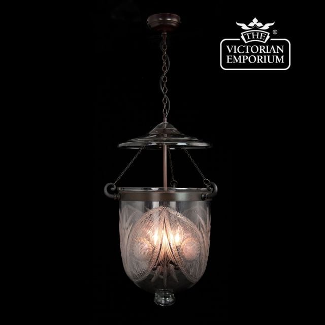 Plain Georgian lantern in chrome in a choice of sizes