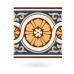 Traditional tiles -encaustic 152mm hand made old classical victorian decorative reclaimed-50