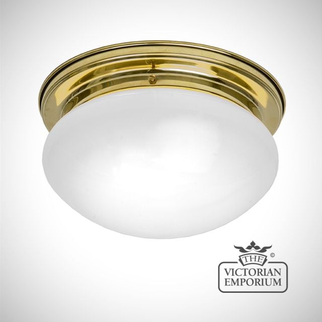 Ceiling Lamp Brass Kansa Lighting Classic Bowl6398