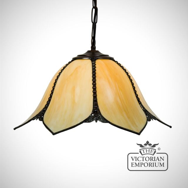 Petal Art Nouveau ceiling pendant light