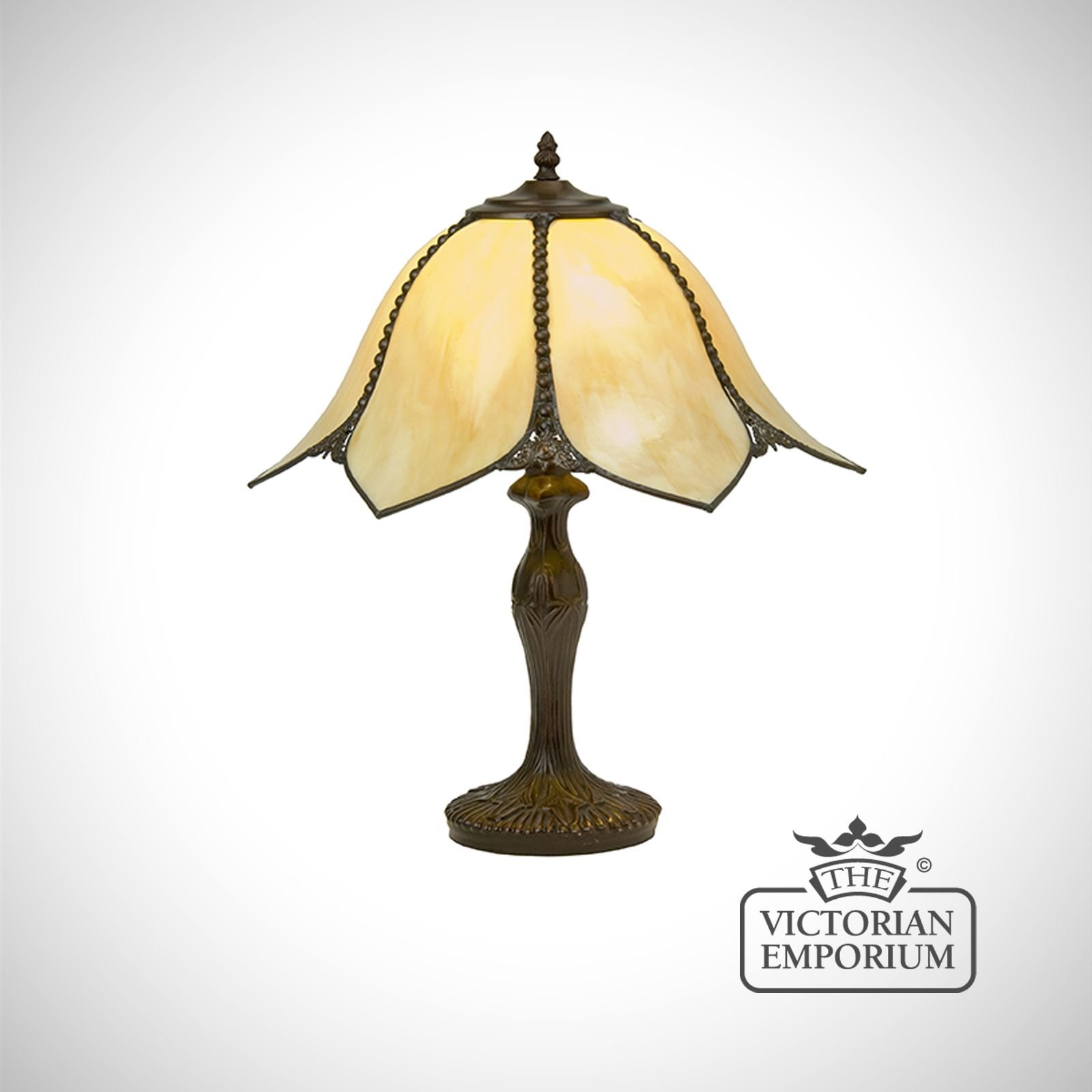 Petal Art Nouveau table lamp