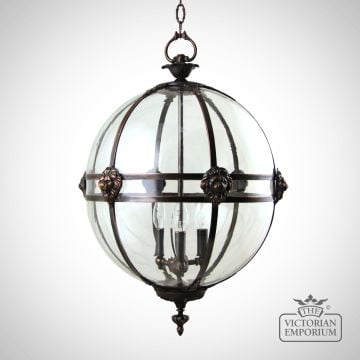Hanging Pendent Hand Blown Victorian Globe Lantern X Lighting Classic Globe22