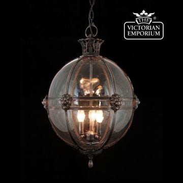 Hanging Pendent Hand Blown Victorian Globe Lantern X Lighting Classic Img 4166