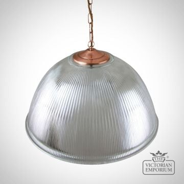 Readed Glass Hanging Pendent Lighting Classic Dome427