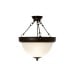 Readed Glass Hanging Pendent Lighting Classic Dome6356