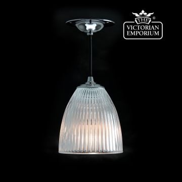 Hanging Pendent Readed Glass Lighting Classic 130623