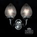 Victorian Pub Dubble Wall Hand Blown Cur Glass Opulent Distressed Metalwork Lighting Classic Wall78