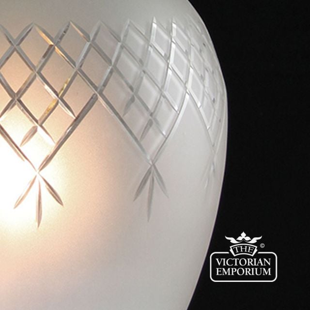 Cut  Glass Pineapple Detail