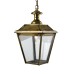 Pedendant Lantern Solid Brass External Garden Distressed Lighting Classic Fitz64d