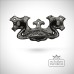Traditional boot cabinet drawer furnititure handle knob black hand forged old classical victorian decorative reclaimed-ve834