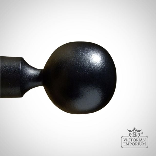 Wrought Iron Curtain Pole Ball Finial