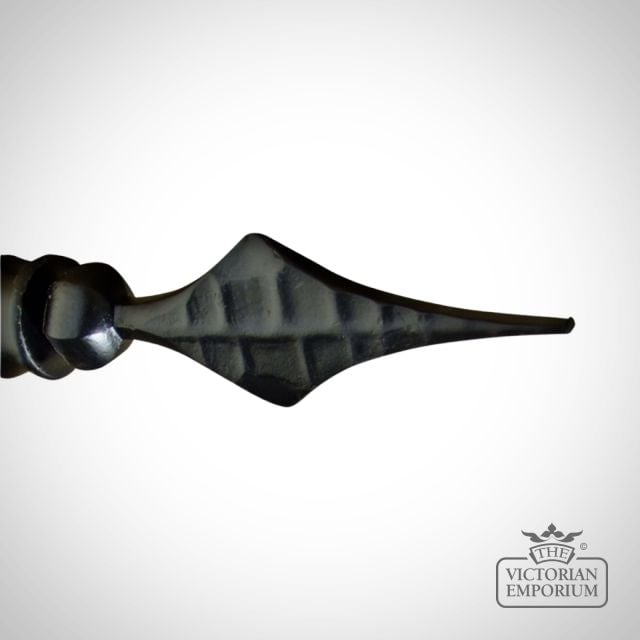 Wrought iron arrow finial