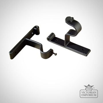 Wrought Iron Style Curtain Poles and Finials