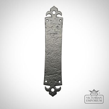 Traditional Cast Door Furniture Plate Finger Old Classical Victorian Decorative Reclaimed Ve2156b