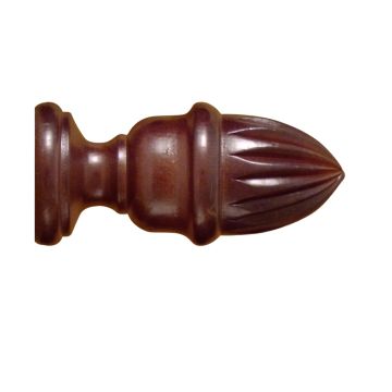 Royale Decorative Acorn curtain finial in choice of 5 finishes