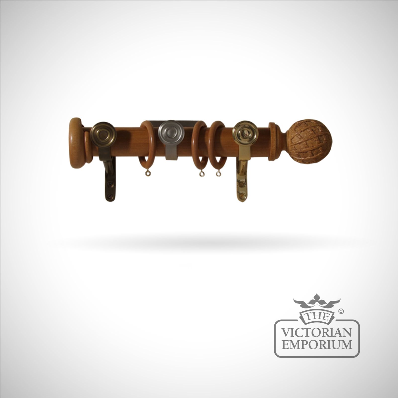 Masquerade curtain pole (without finials or brackets)