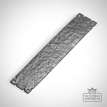 Traditional Decorative Black Iron Door Fingerplate