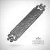 Traditional Cast Door Furniture Plate Finger Old Classical Victorian Decorative Reclaimed Ve770