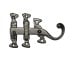 Traditional Cast Door Furniture Latches Gate Black Hand Forged Old Classical Victorian Decorative Reclaimed Ve1152b
