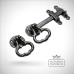 Traditional Cast Door Furniture Latches Gate Black Hand Forged Old Classical Victorian Decorative Reclaimed Ve1246b