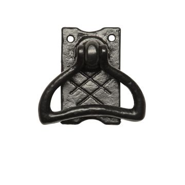 Traditional Cast Door Furniture Latches Gate Black Hand Forged Old Classical Victorian Decorative Reclaimed Ve1247d