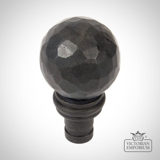 Beeswax Curtain Beaten Ball Finial (pair) 1 33398