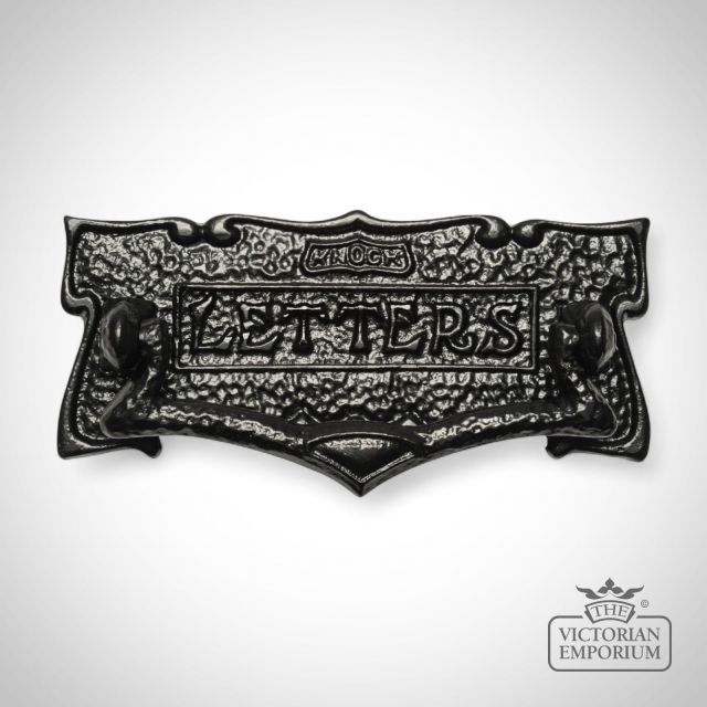 Traditional Cast Door Furniture Letter Plate Letterbox Box  Old Classical Victorian Decorative Reclaimed Vet541b
